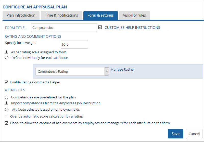 configure-an-appraisal-plan