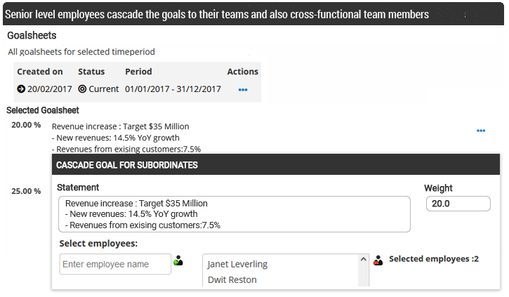 Cascade Company Goals to Employees with Organizational Alignment Solution