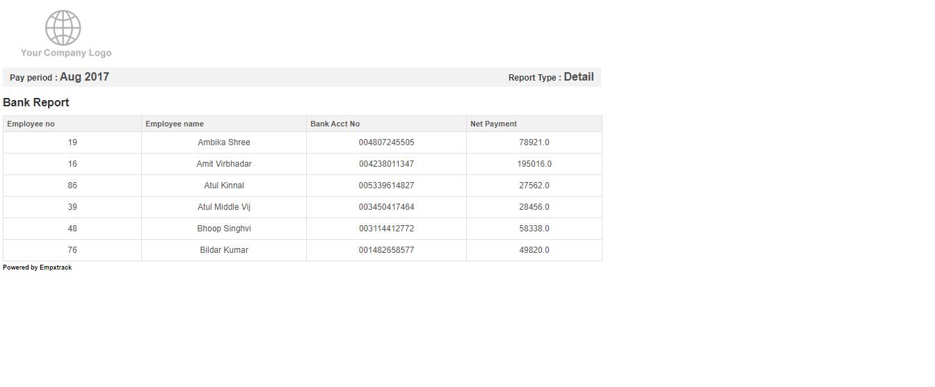 Payroll Reports