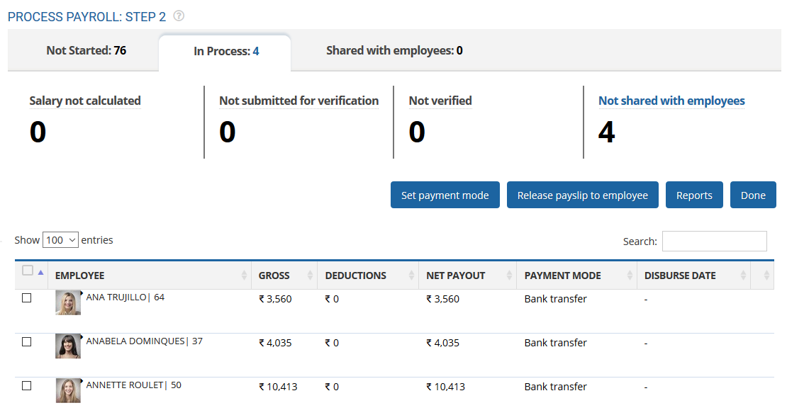 Finalize Payroll