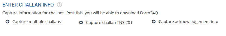 Challan TNS 281 Details