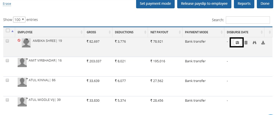 Calculate Deductions and Setup Disburse Date