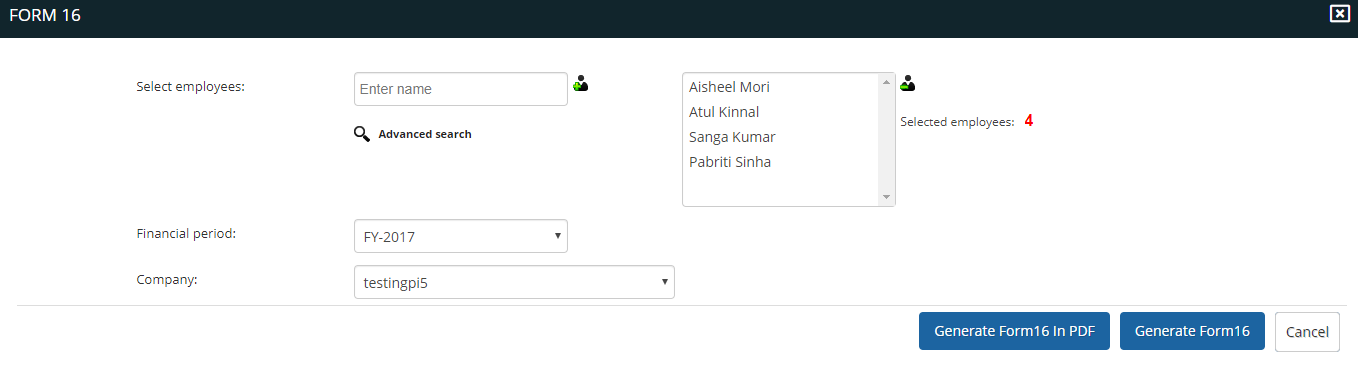 View and Download Statutory Reports and Challans