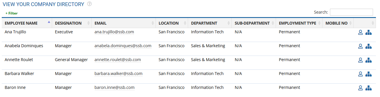 Setup Company Directory