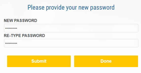 forget password