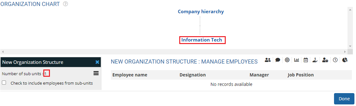 Create Organizational Structure 