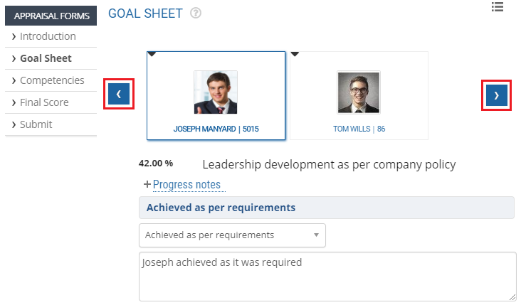 how to evaluate multiple team members