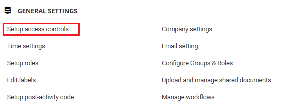 Setup-Access-Controls