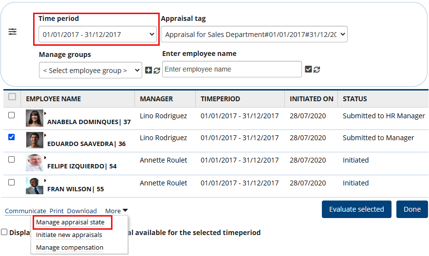 change appraisal state