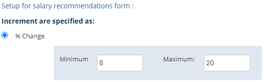 salary recommendations form