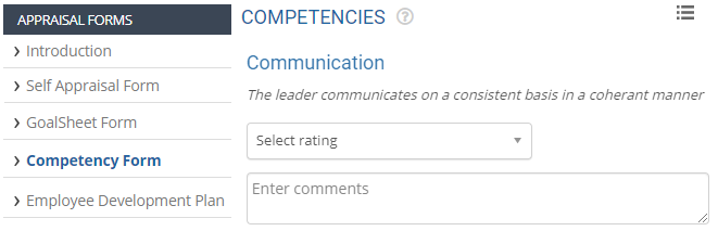 fill competency form