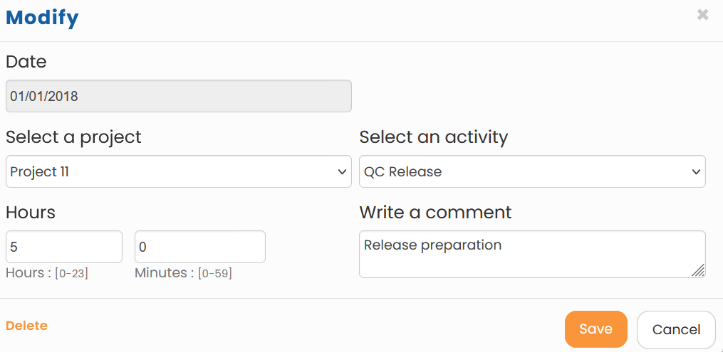 View Timesheet