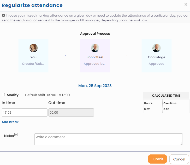 capture and mark daily attendance