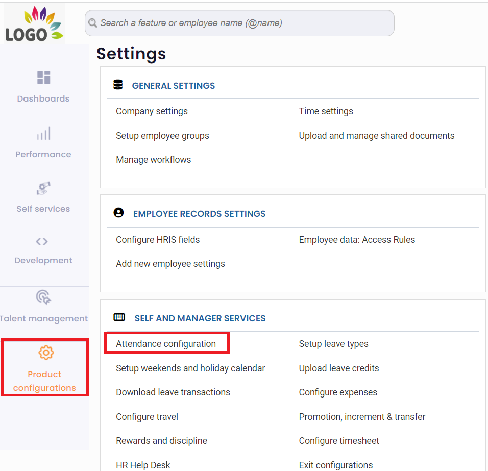 Setup Attendance and Time Calculation Rules