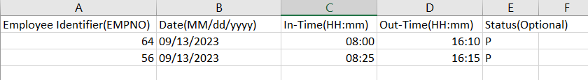 View Uploaded Data and Process Attendance